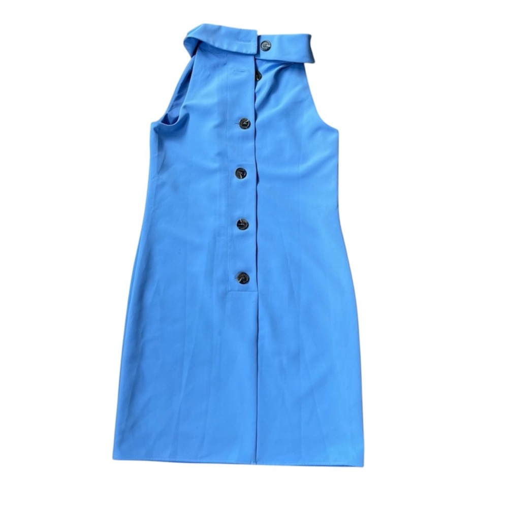 NWT Sail to Sable Blue Buttoned Dress